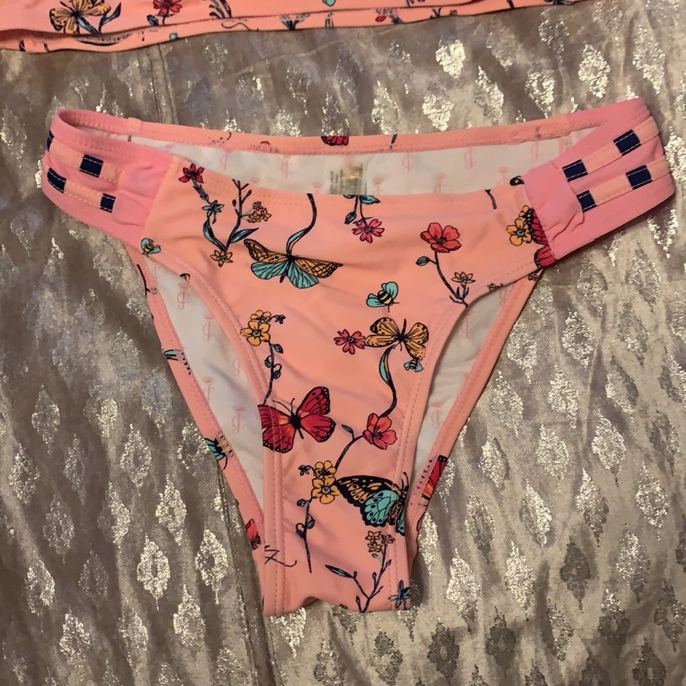 EUC juicy couture 2 piece rash tankini size 10 - Picture 3 of 9